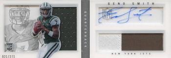 2013 Panini Playbook - Rookies Booklet Signature Silver #211 Geno Smith Front