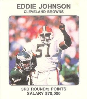 1989 Franchise Game #NNO Eddie Johnson Front