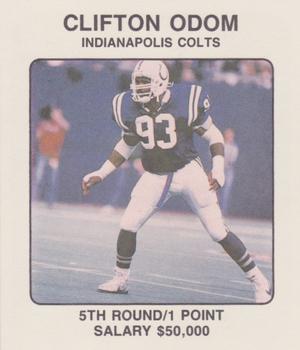 1989 Franchise Game #NNO Cliff Odom Front