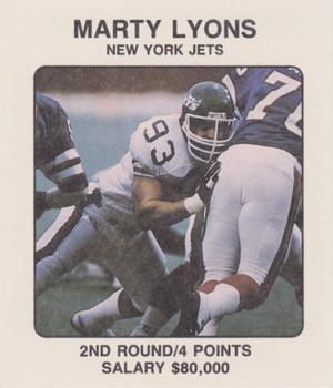 1989 Franchise Game #NNO Marty Lyons Front