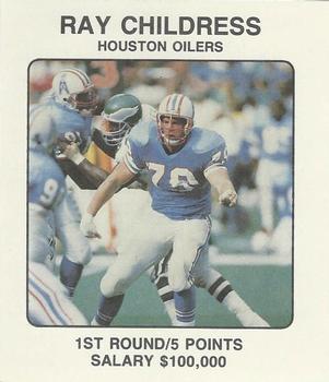 1989 Franchise Game #NNO Ray Childress Front