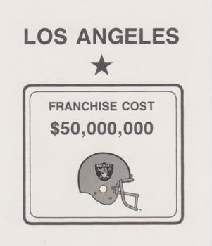 1989 Franchise Game #NNO Los Angeles Raiders Front