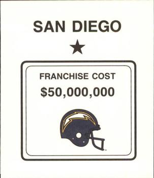 1989 Franchise Game #NNO San Diego Chargers Front