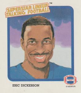 1989 Parker Brothers Talking Football #NNO Eric Dickerson Front