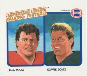 1989 Parker Brothers Talking Football #NNO Bill Maas / Howie Long Front