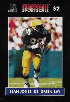 1996 Sportscall Phone Cards #45 Sean Jones Front