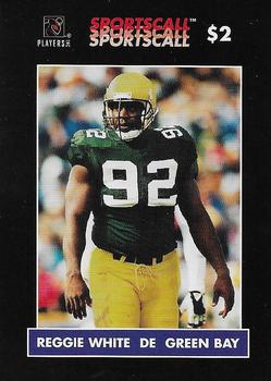 1996 Sportscall Phone Cards #46 Reggie White Front
