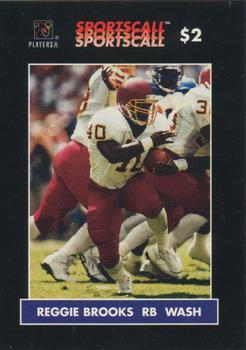 1996 Sportscall Phone Cards #65 Reggie Brooks Front