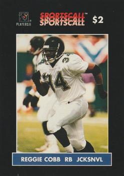 1996 Sportscall Phone Cards #196 Reggie Cobb Front
