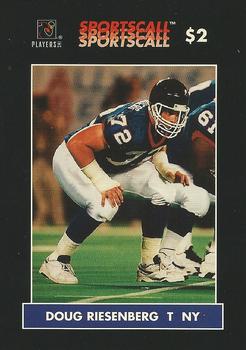 1996 Sportscall Phone Cards #204 Doug Riesenberg Front