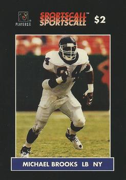 1996 Sportscall Phone Cards #255 Michael Brooks Front