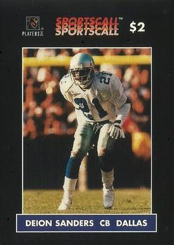 1996 Sportscall Phone Cards #260 Deion Sanders Front