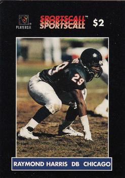 1996 Sportscall Phone Cards #280 Raymont Harris Front
