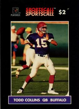 1996 Sportscall Phone Cards #294 Todd Collins Front
