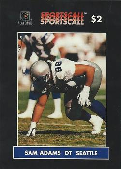 1996 Sportscall Phone Cards #350 Sam Adams Front