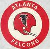 1970 Chiquita Team Logo Stickers #NNO Atlanta Falcons Front