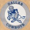 1970 Chiquita Team Logo Stickers #NNO Dallas Cowboys Front