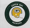 1970 Chiquita Team Logo Stickers #NNO Green Bay Packers Front
