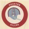 1970 Chiquita Team Logo Stickers #NNO Houston Oilers Front