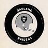 1970 Chiquita Team Logo Stickers #NNO Oakland Raiders Front