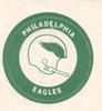 1970 Chiquita Team Logo Stickers #NNO Philadelphia Eagles Front