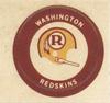 1970 Chiquita Team Logo Stickers #NNO Washington Redskins Front