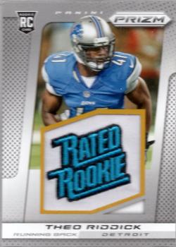 2013 Panini Prizm - Rated Rookie Patches #291 Theo Riddick Front