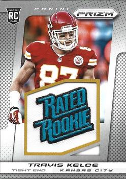 2013 Panini Prizm - Rated Rookie Patches #292 Travis Kelce Front