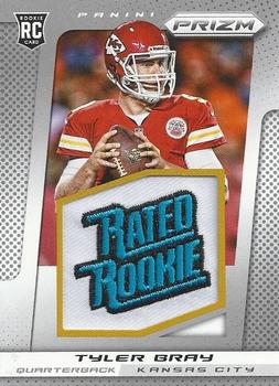 2013 Panini Prizm - Rated Rookie Patches #293 Tyler Bray Front