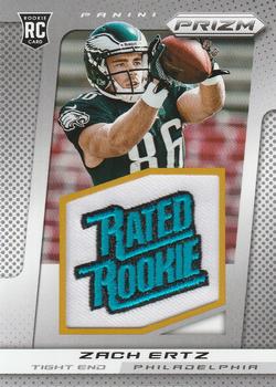 2013 Panini Prizm - Rated Rookie Patches #300 Zach Ertz Front
