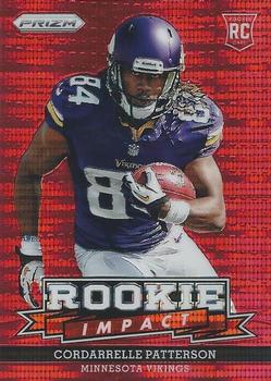 2013 Panini Prizm - Rookie Impact Prizms Red Pulsar #17 Cordarrelle Patterson Front