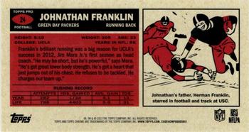 2013 Topps Chrome - 1965 #24 Johnathan Franklin Back