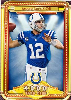 2013 Topps Chrome - 4000 Yard Club #7 Andrew Luck Front