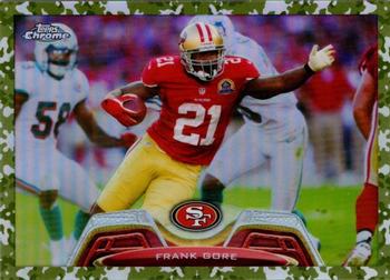 2013 Topps Chrome - Camo Refractors #201 Frank Gore Front