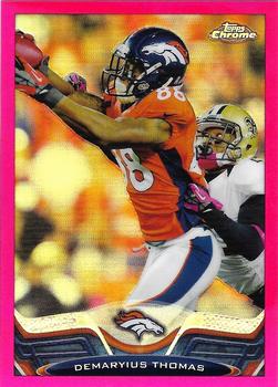 2013 Topps Chrome - Pink Refractors #42 Demaryius Thomas Front