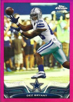 2013 Topps Chrome - Pink Refractors #95 Dez Bryant Front