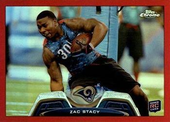 2013 Topps Chrome - Red Refractors #90 Zac Stacy Front