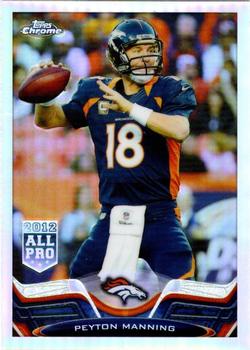 2013 Topps Chrome - Refractors #1 Peyton Manning Front