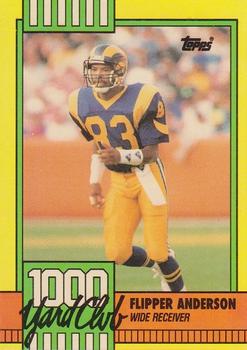 1990 Topps - 1000 Yard Club #18 Flipper Anderson Front