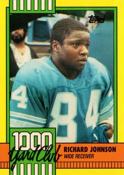 1990 Topps - 1000 Yard Club #22 Richard Johnson Front