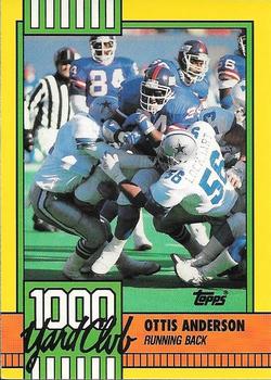 1990 Topps - 1000 Yard Club #29 Ottis Anderson Front