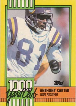 1990 Topps - 1000 Yard Club #26 Anthony Carter Front