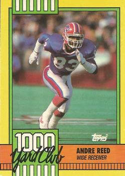 1990 Topps - 1000 Yard Club #7 Andre Reed Front