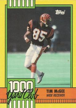 1990 Topps - 1000 Yard Club #15 Tim McGee Front