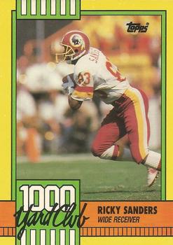 1990 Topps - 1000 Yard Club #19 Ricky Sanders Front