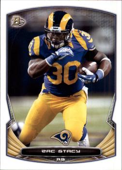 2014 Bowman #8 Zac Stacy Front
