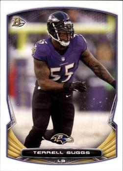 2014 Bowman #25 Terrell Suggs Front