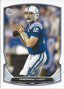 2014 Bowman #37 Andrew Luck Front