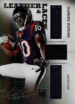 2013 Panini Absolute - Leather and Laces Shoes #5 DeAndre Hopkins Front