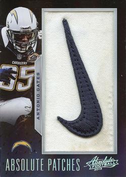 2013 Panini Absolute - Absolute Patches Nike Swoosh #6 Antonio Gates Front